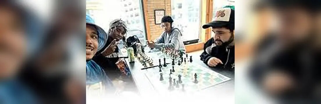 Young people participating in Hip Hop Chess